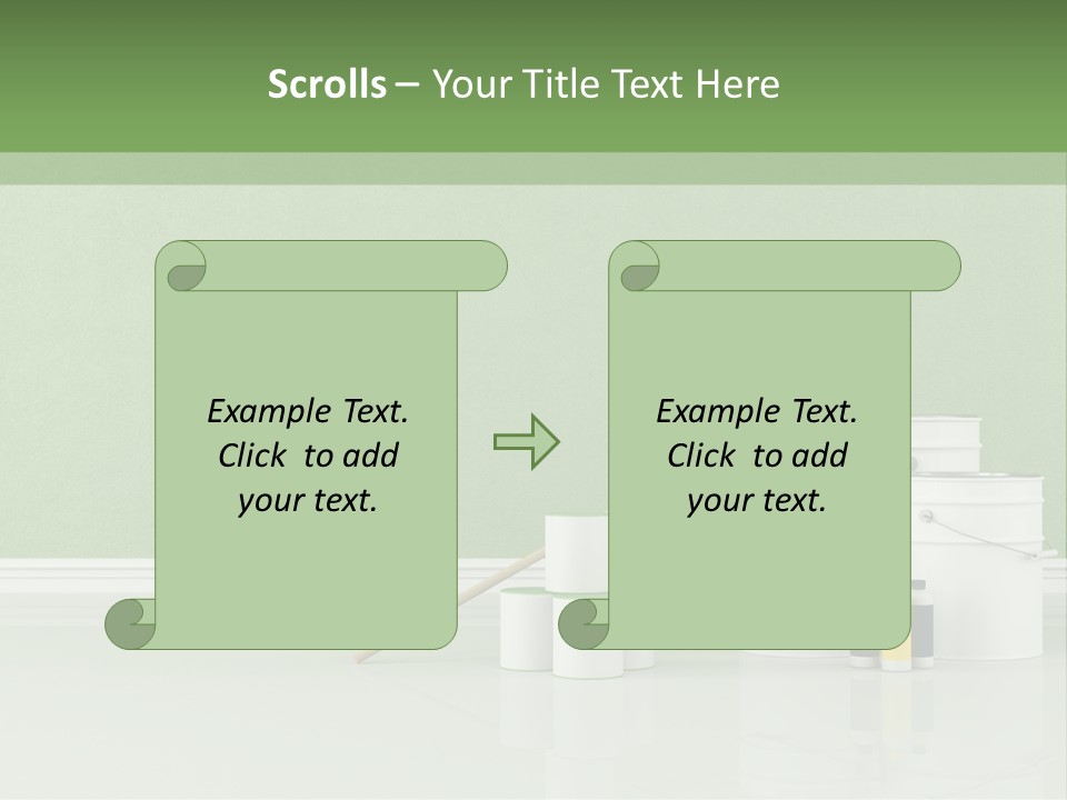 Roll Empty Renovation PowerPoint Template