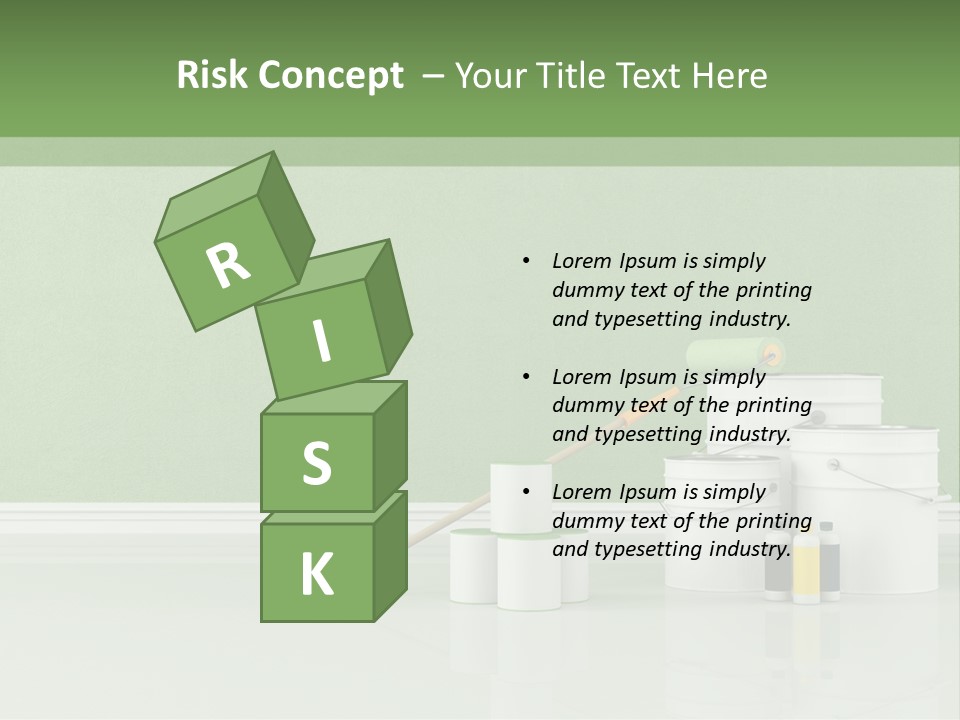 Roll Empty Renovation PowerPoint Template