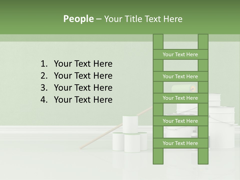 Roll Empty Renovation PowerPoint Template