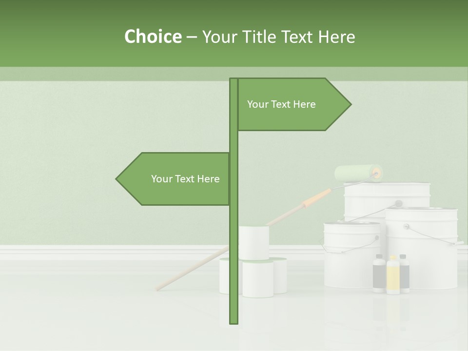 Roll Empty Renovation PowerPoint Template