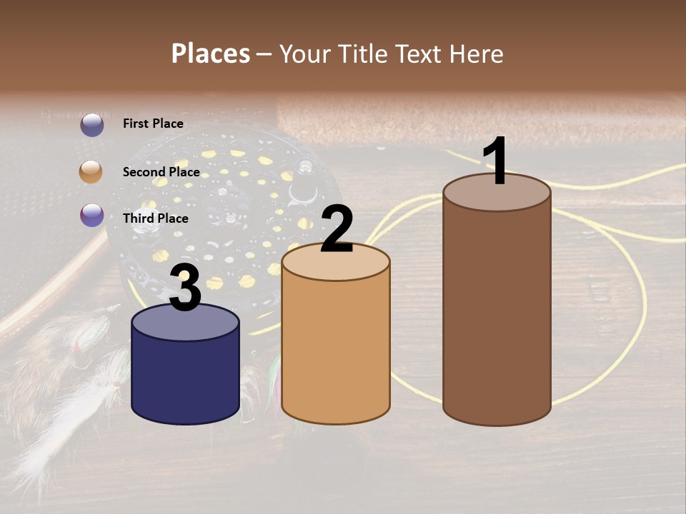 Hook Fly Fishing Cast PowerPoint Template