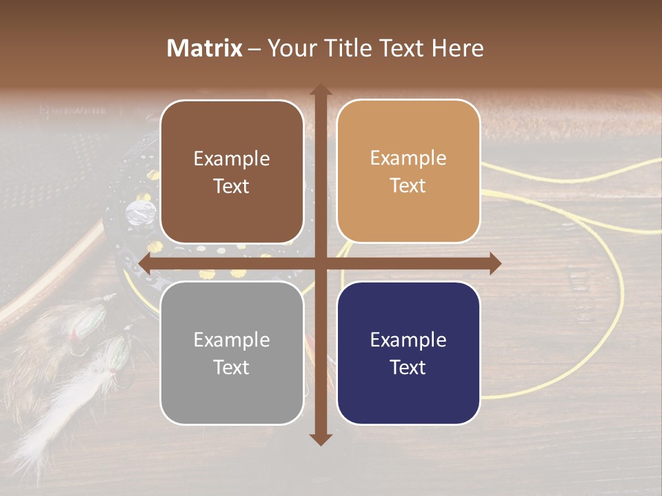 Hook Fly Fishing Cast PowerPoint Template