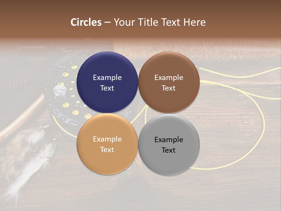 Hook Fly Fishing Cast PowerPoint Template