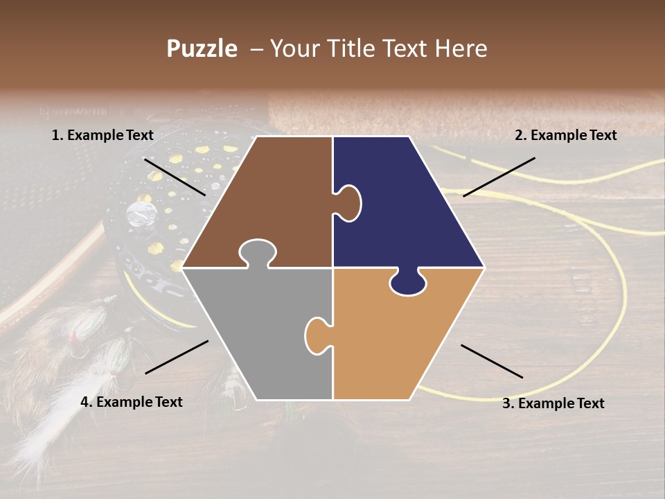 Hook Fly Fishing Cast PowerPoint Template