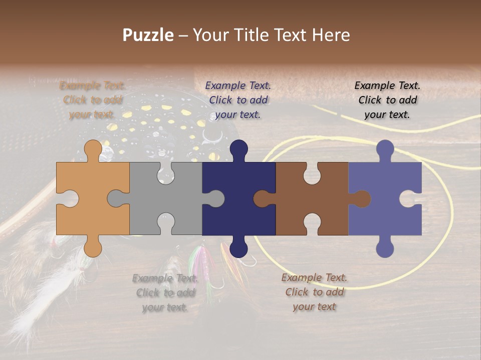 Hook Fly Fishing Cast PowerPoint Template