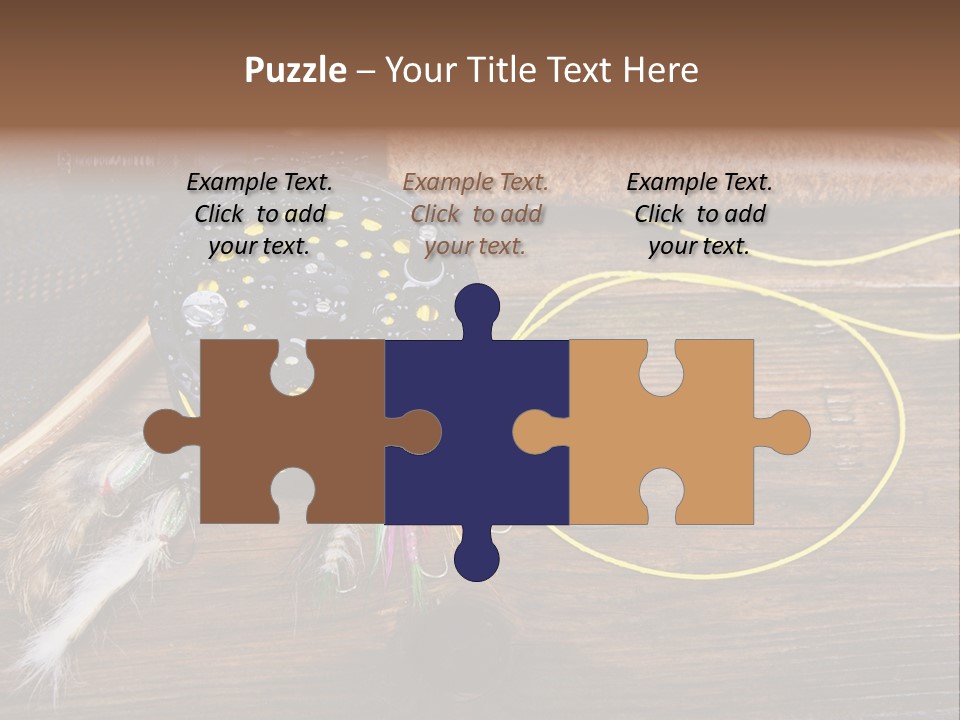 Hook Fly Fishing Cast PowerPoint Template