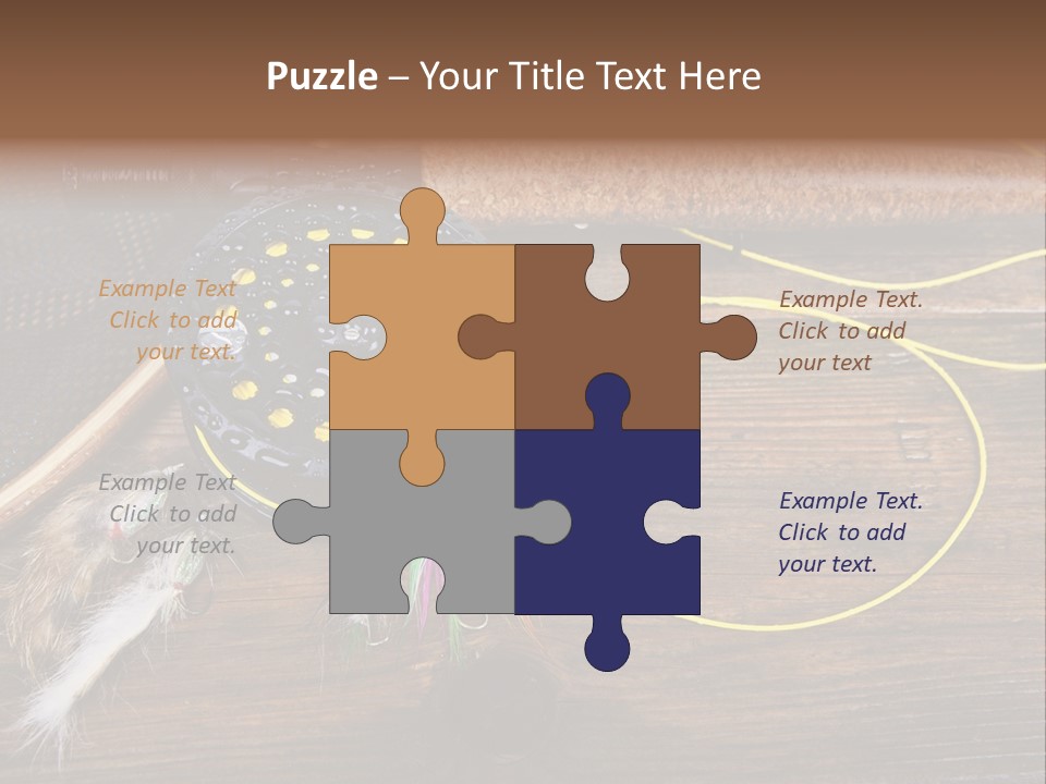 Hook Fly Fishing Cast PowerPoint Template