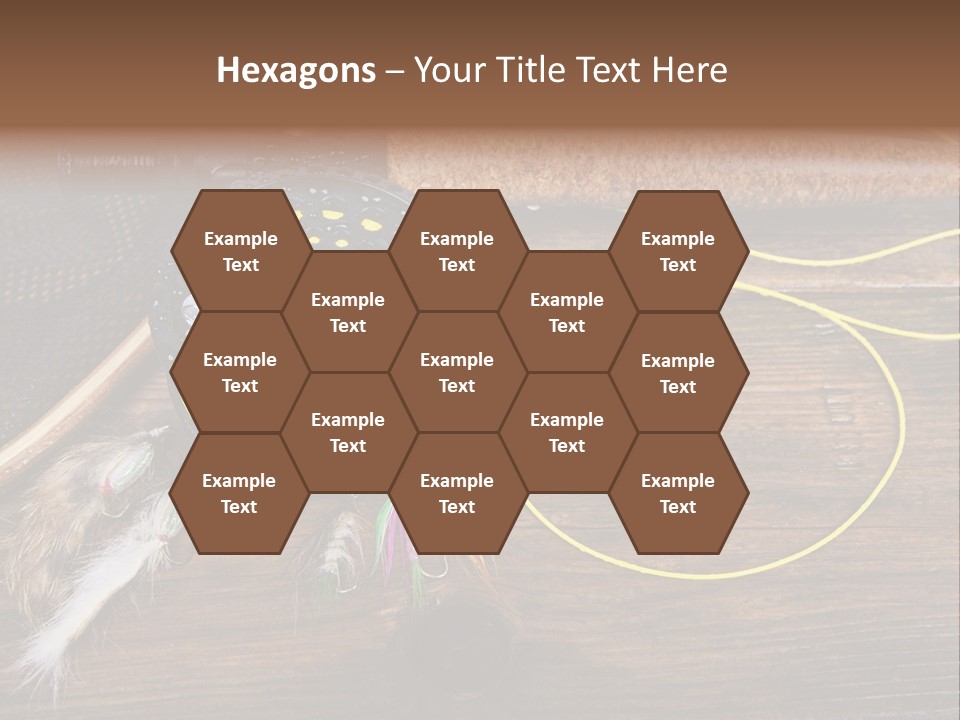 Hook Fly Fishing Cast PowerPoint Template