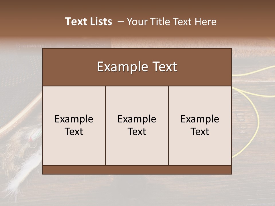 Hook Fly Fishing Cast PowerPoint Template