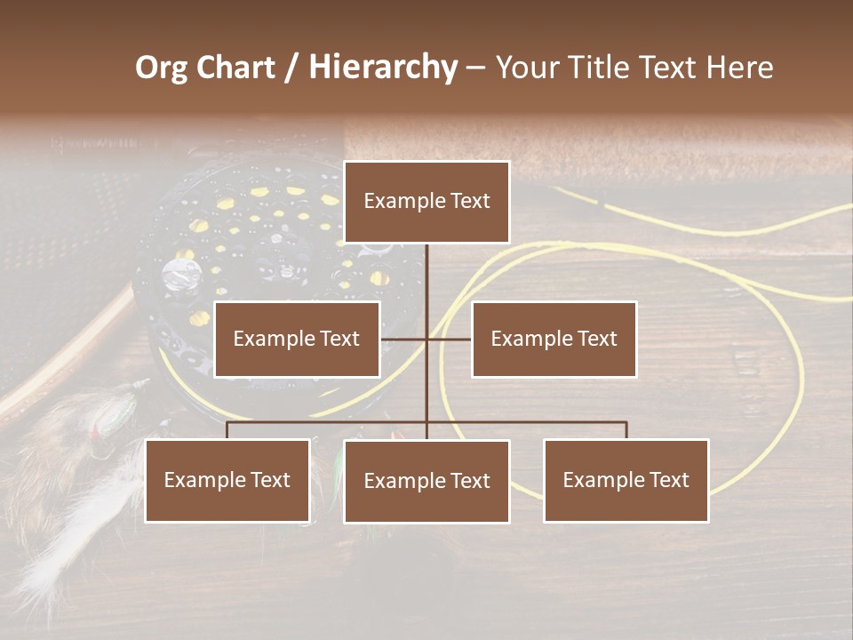 Hook Fly Fishing Cast PowerPoint Template