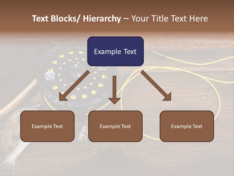 Hook Fly Fishing Cast PowerPoint Template