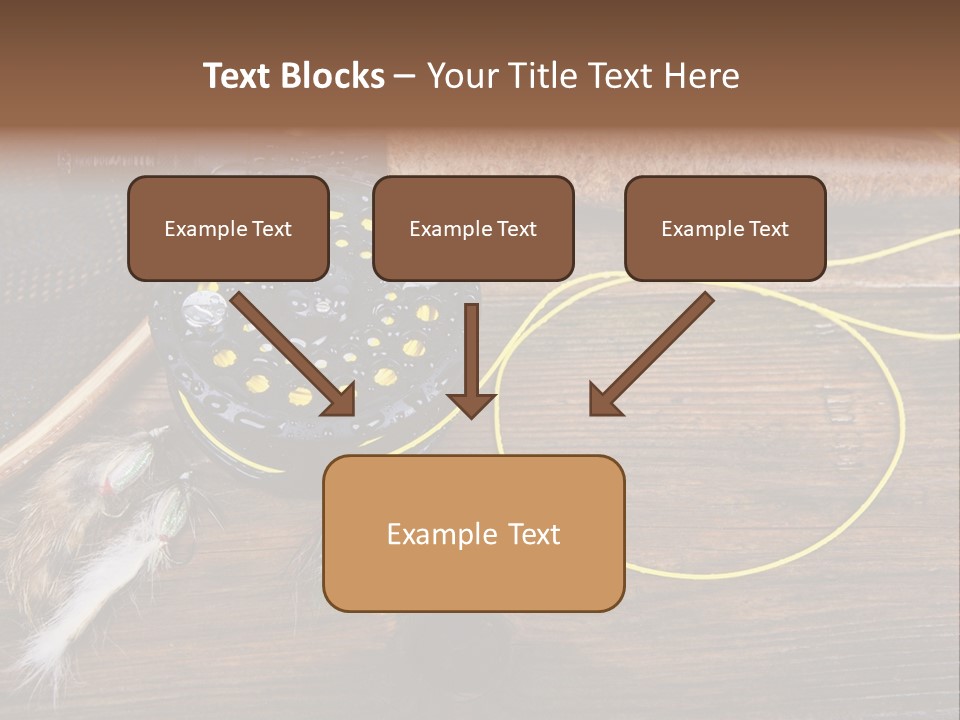 Hook Fly Fishing Cast PowerPoint Template