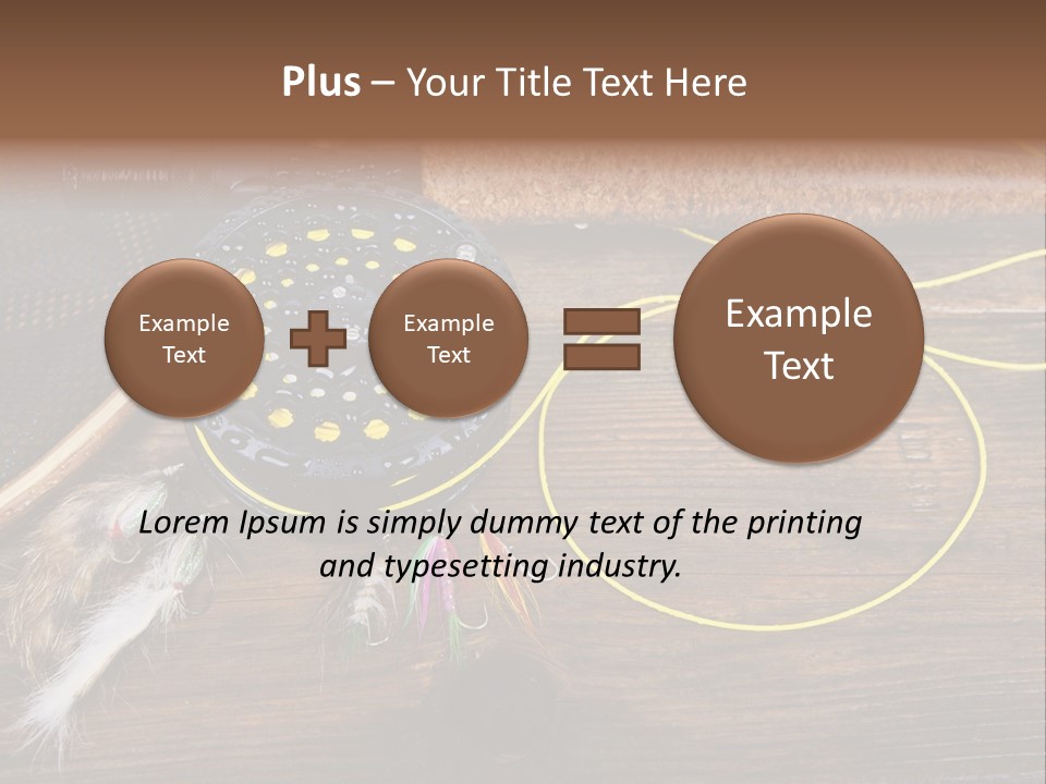 Hook Fly Fishing Cast PowerPoint Template