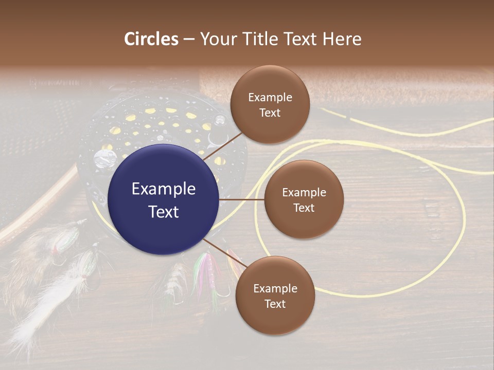 Hook Fly Fishing Cast PowerPoint Template