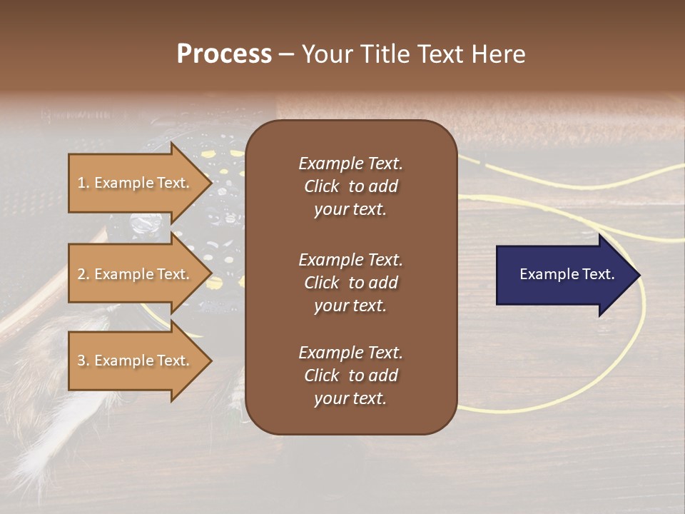 Hook Fly Fishing Cast PowerPoint Template