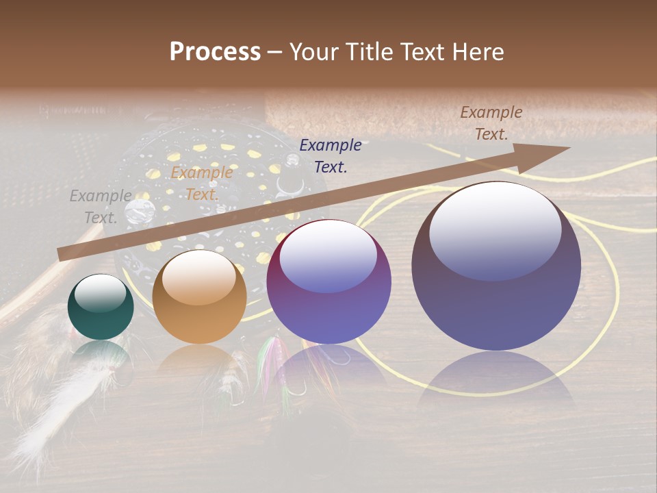 Hook Fly Fishing Cast PowerPoint Template
