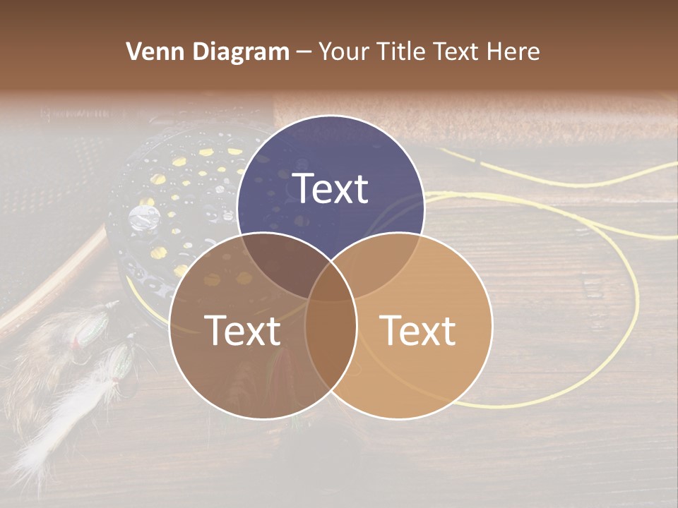 Hook Fly Fishing Cast PowerPoint Template