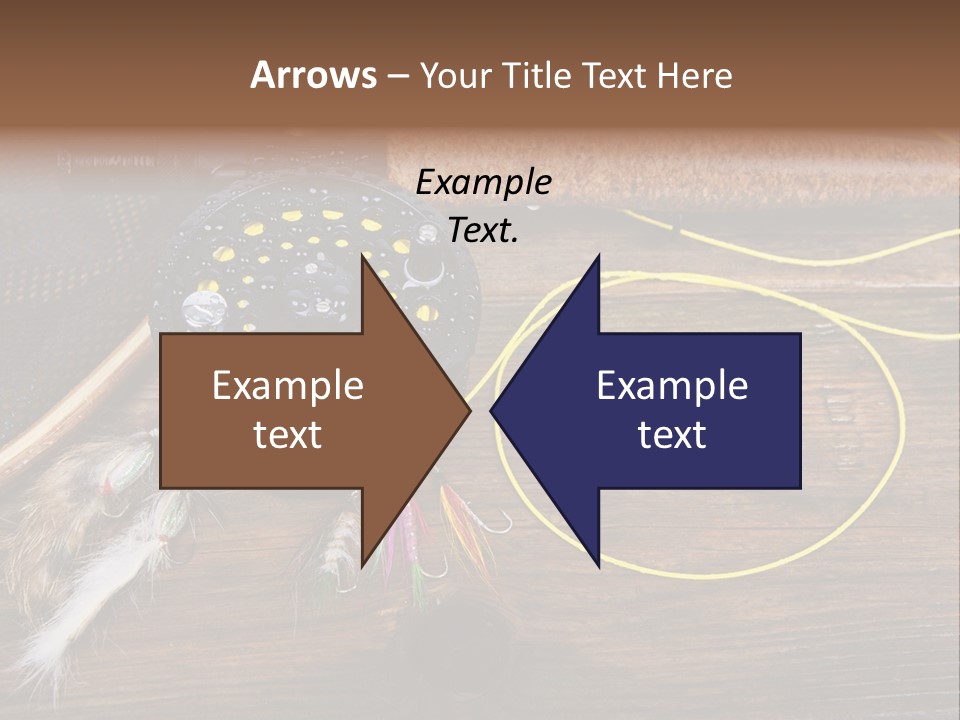 Hook Fly Fishing Cast PowerPoint Template