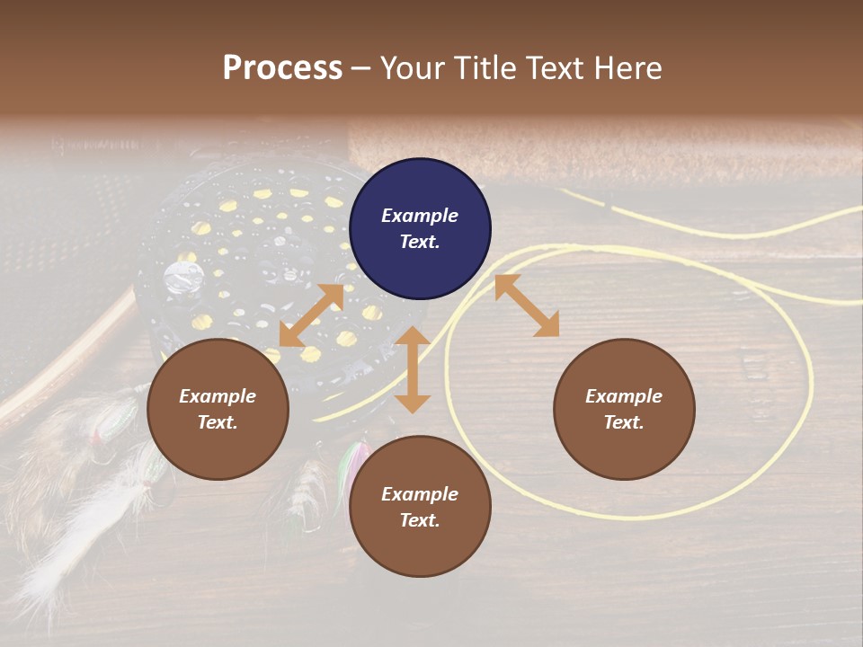 Hook Fly Fishing Cast PowerPoint Template