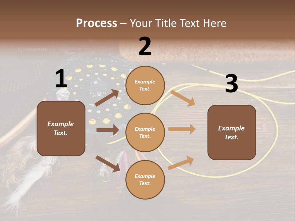 Hook Fly Fishing Cast PowerPoint Template