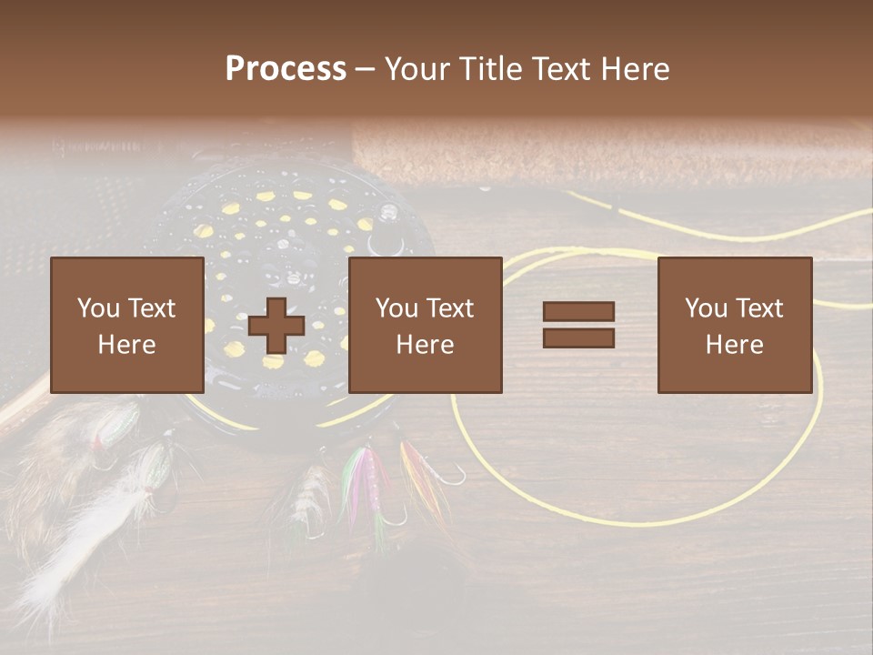 Hook Fly Fishing Cast PowerPoint Template