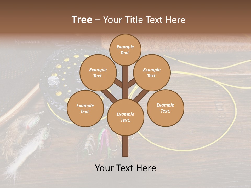 Hook Fly Fishing Cast PowerPoint Template