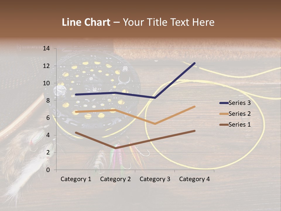 Hook Fly Fishing Cast PowerPoint Template