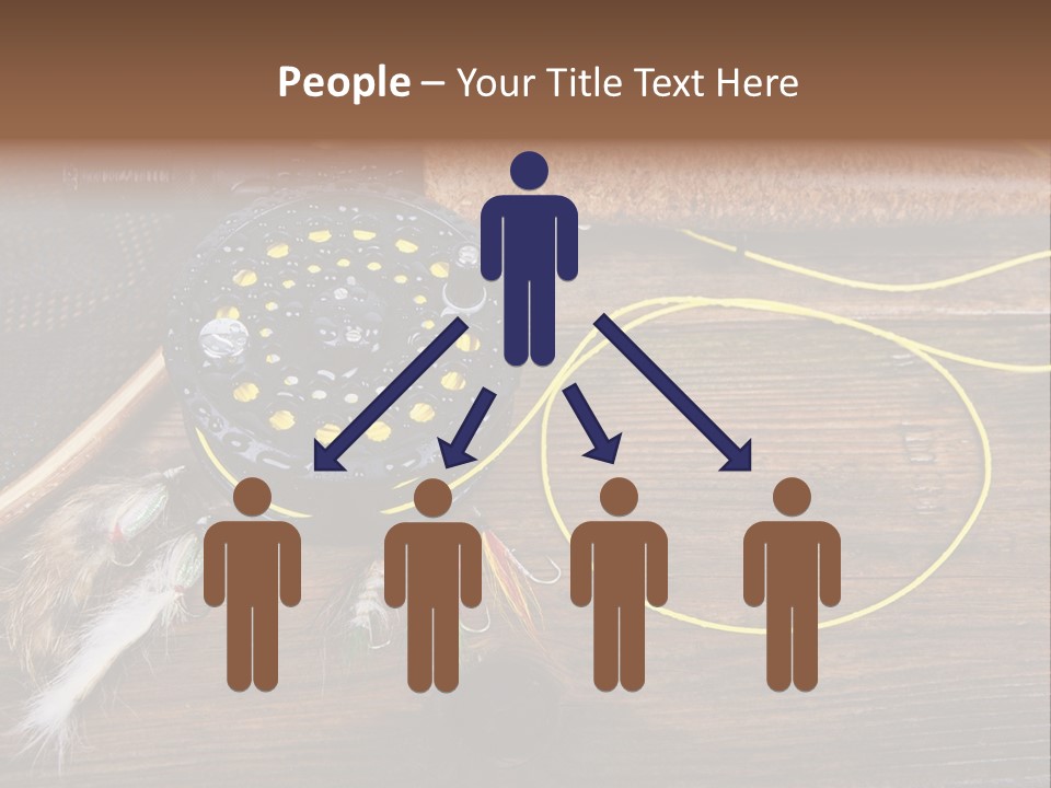 Hook Fly Fishing Cast PowerPoint Template