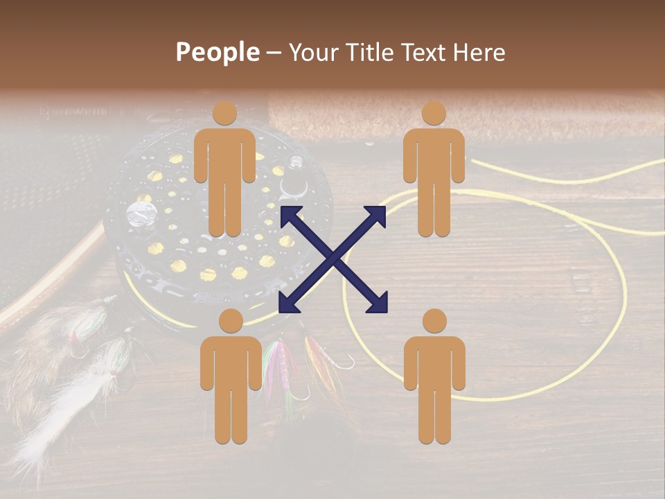 Hook Fly Fishing Cast PowerPoint Template