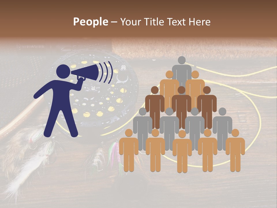 Hook Fly Fishing Cast PowerPoint Template