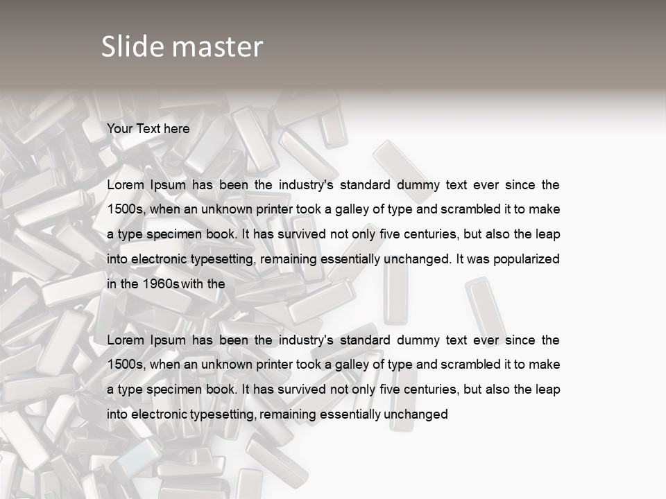 Savings Design Futures PowerPoint Template