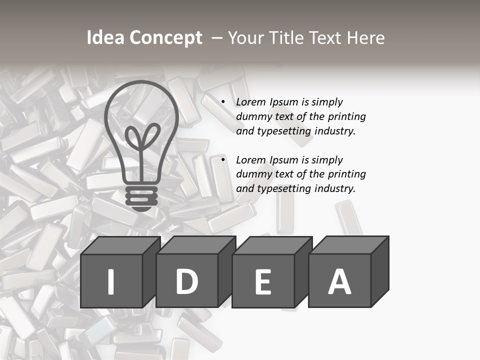 Savings Design Futures PowerPoint Template