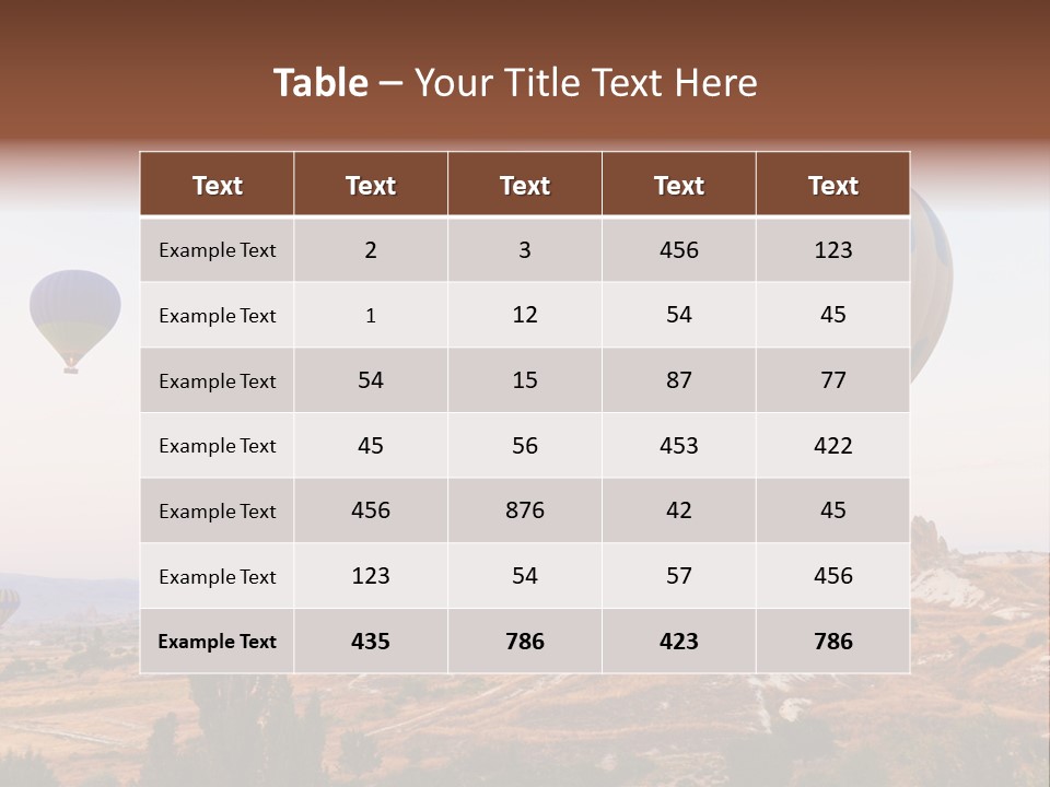 People Outdoor Anatolia PowerPoint Template