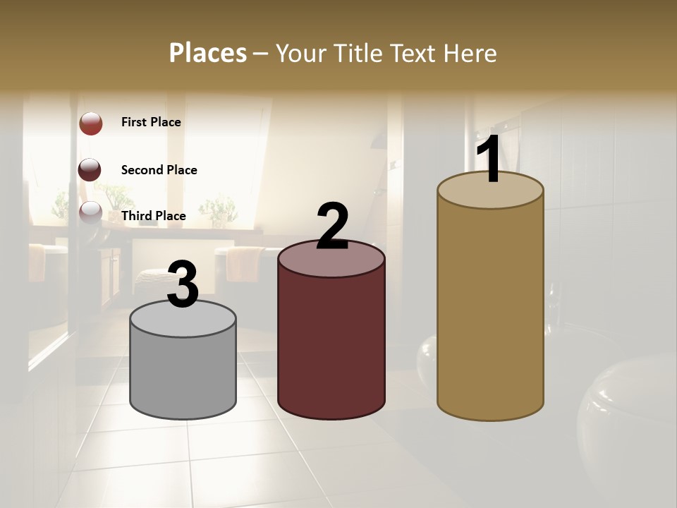 Wooden Attic Tiles PowerPoint Template