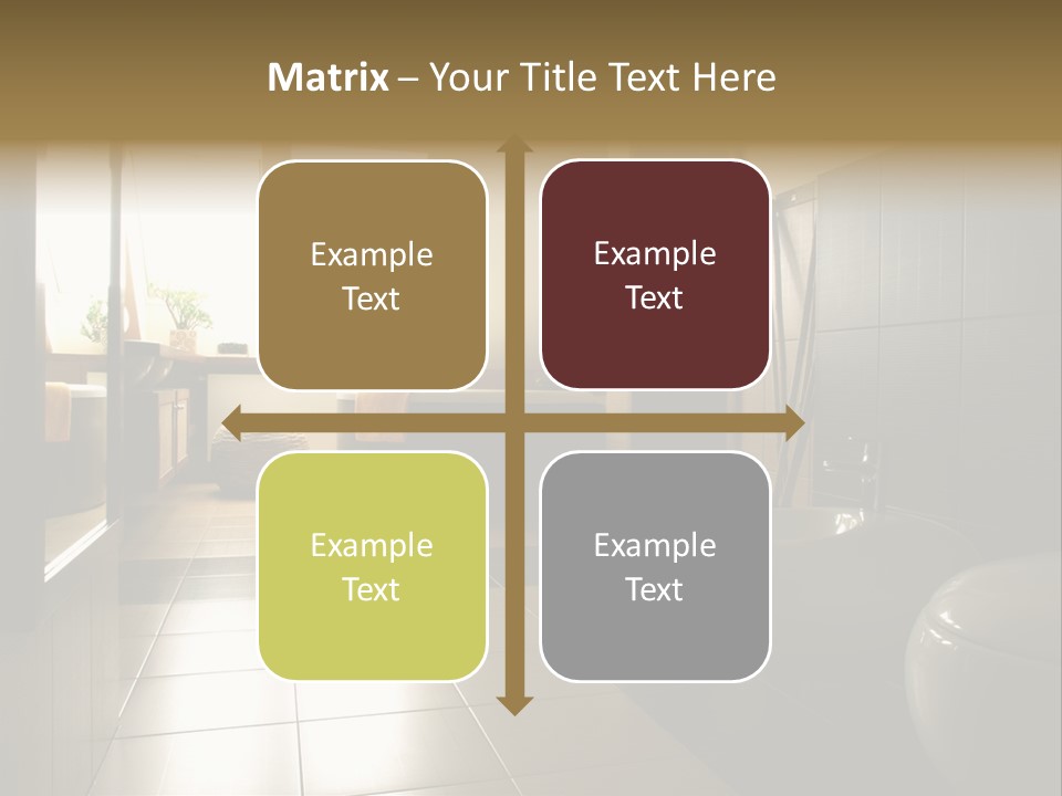 Wooden Attic Tiles PowerPoint Template