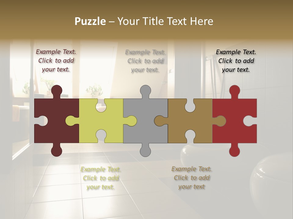 Wooden Attic Tiles PowerPoint Template