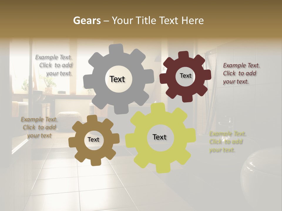 Wooden Attic Tiles PowerPoint Template