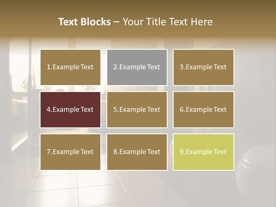 Wooden Attic Tiles PowerPoint Template