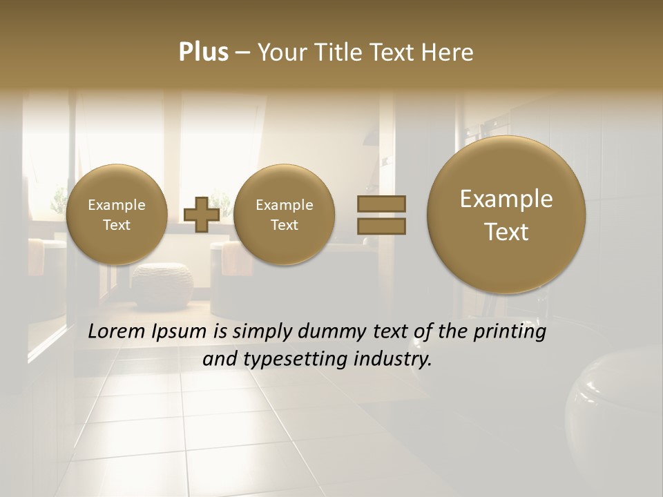 Wooden Attic Tiles PowerPoint Template