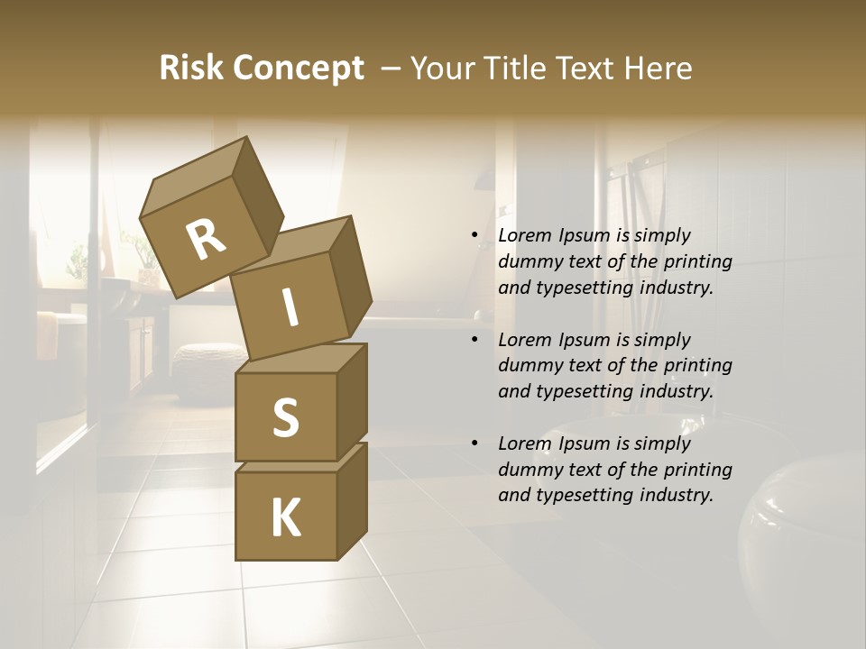 Wooden Attic Tiles PowerPoint Template