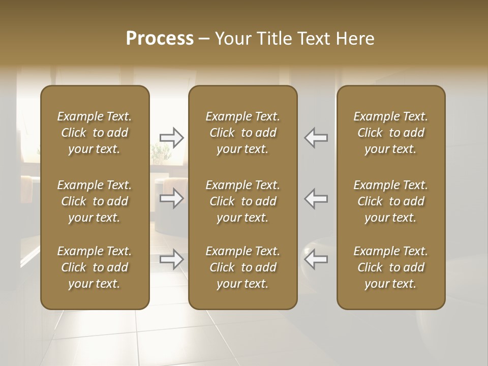 Wooden Attic Tiles PowerPoint Template