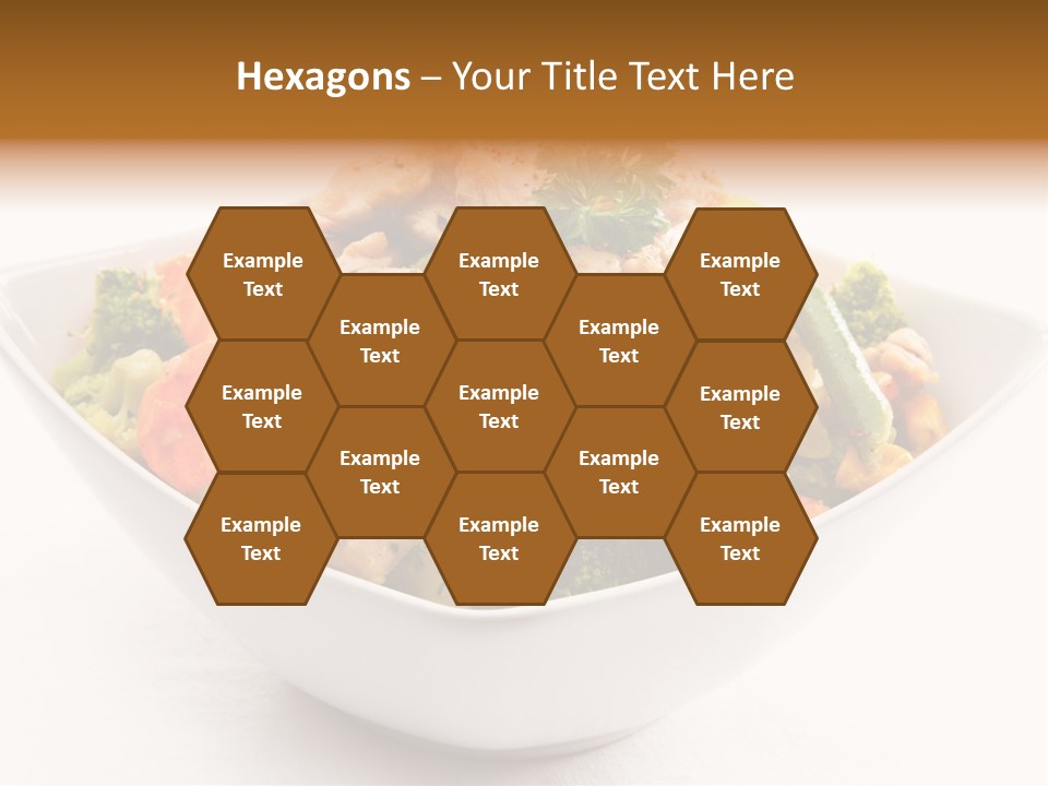 Pork Broccoli Meat PowerPoint Template