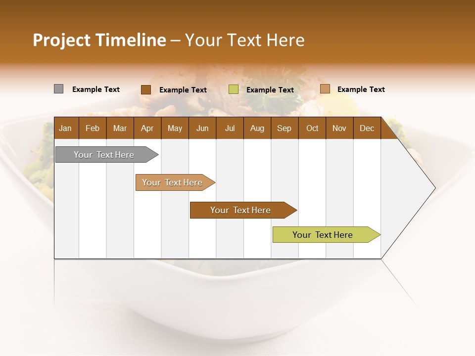 Pork Broccoli Meat PowerPoint Template
