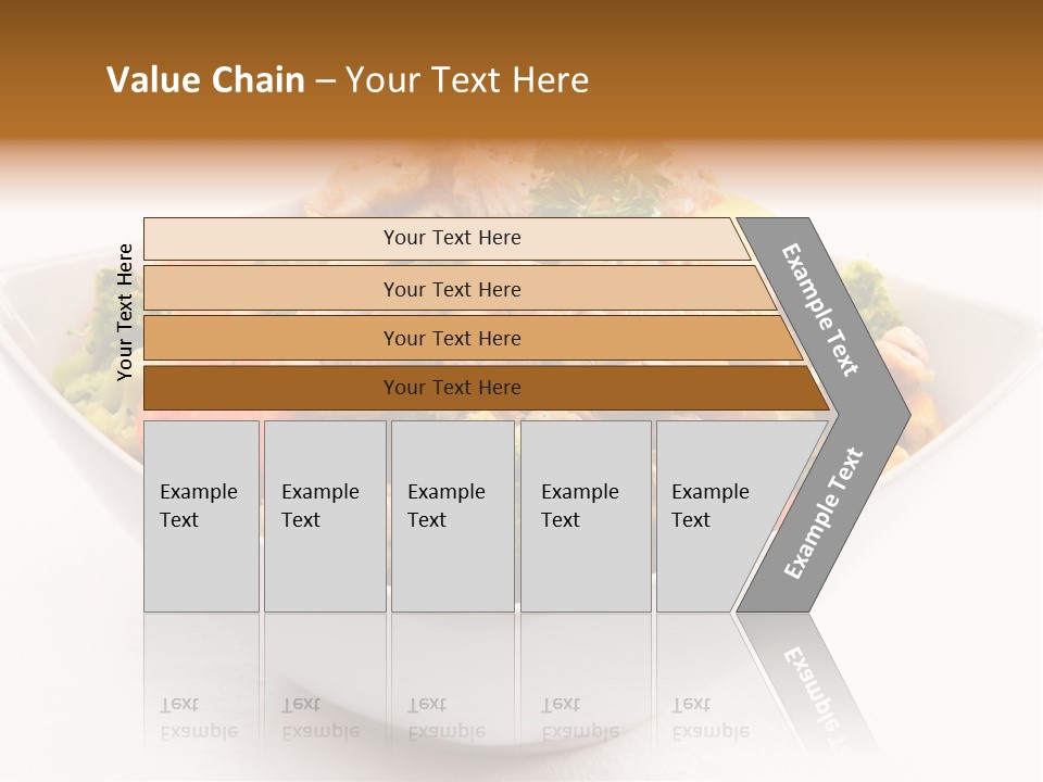 Pork Broccoli Meat PowerPoint Template