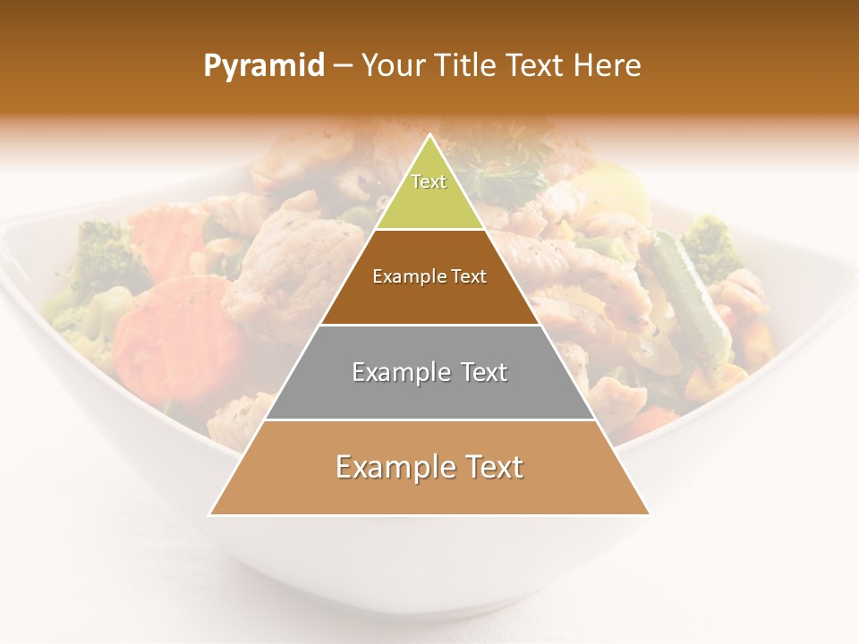 Pork Broccoli Meat PowerPoint Template