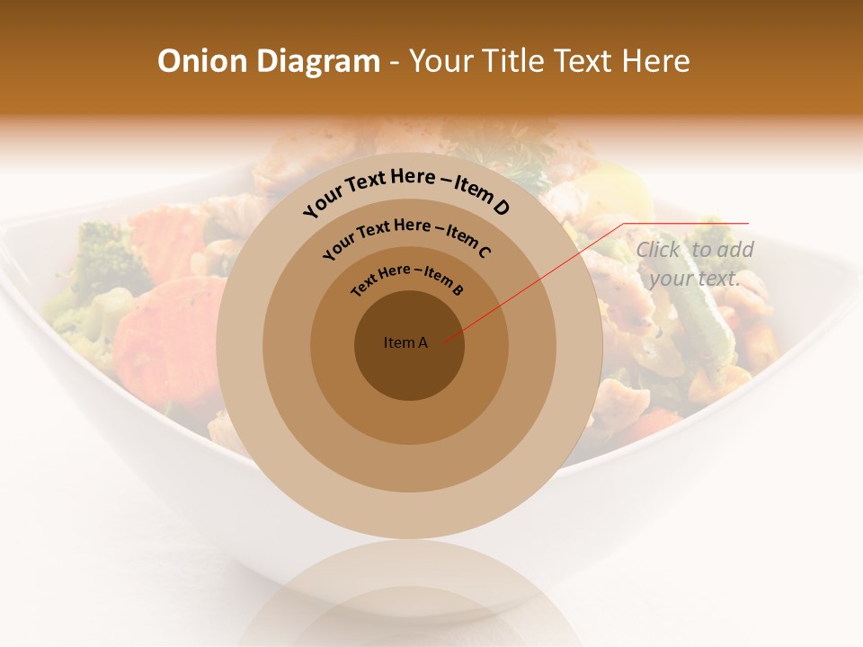 Pork Broccoli Meat PowerPoint Template