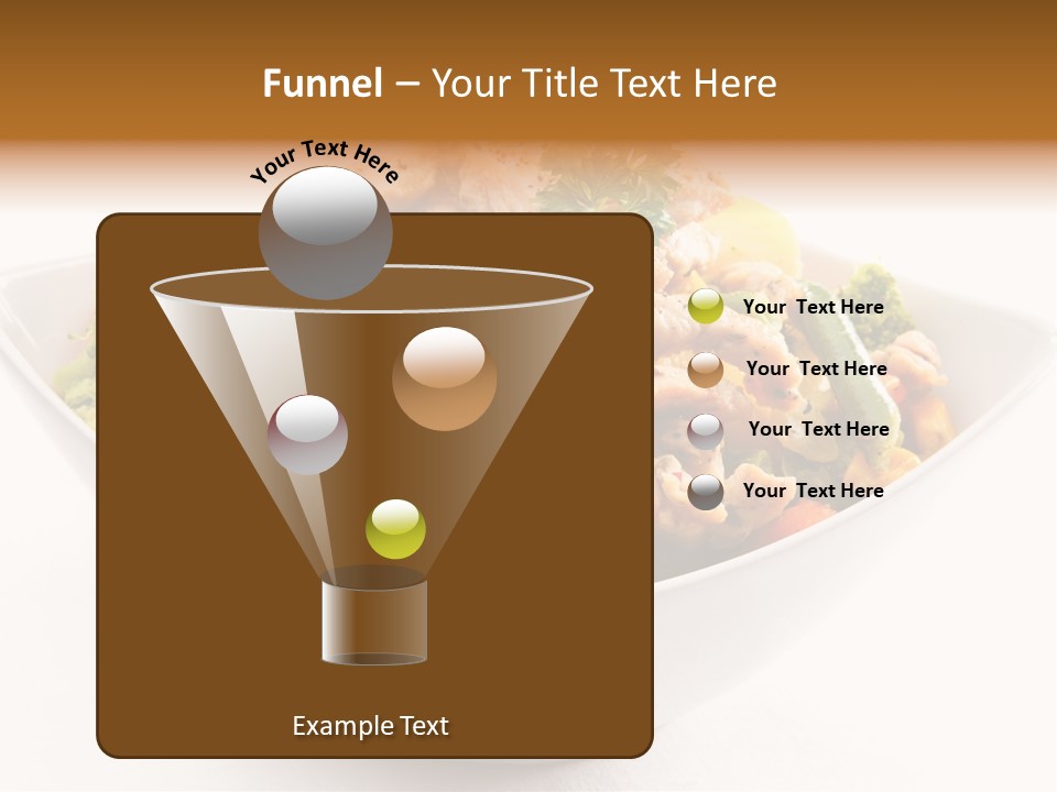 Pork Broccoli Meat PowerPoint Template