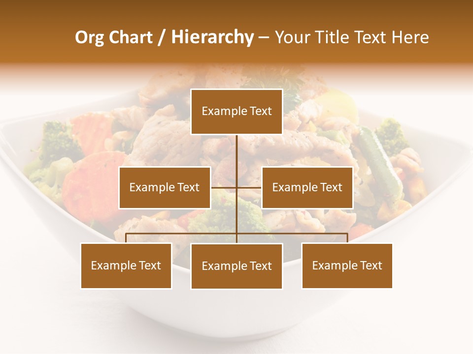 Pork Broccoli Meat PowerPoint Template