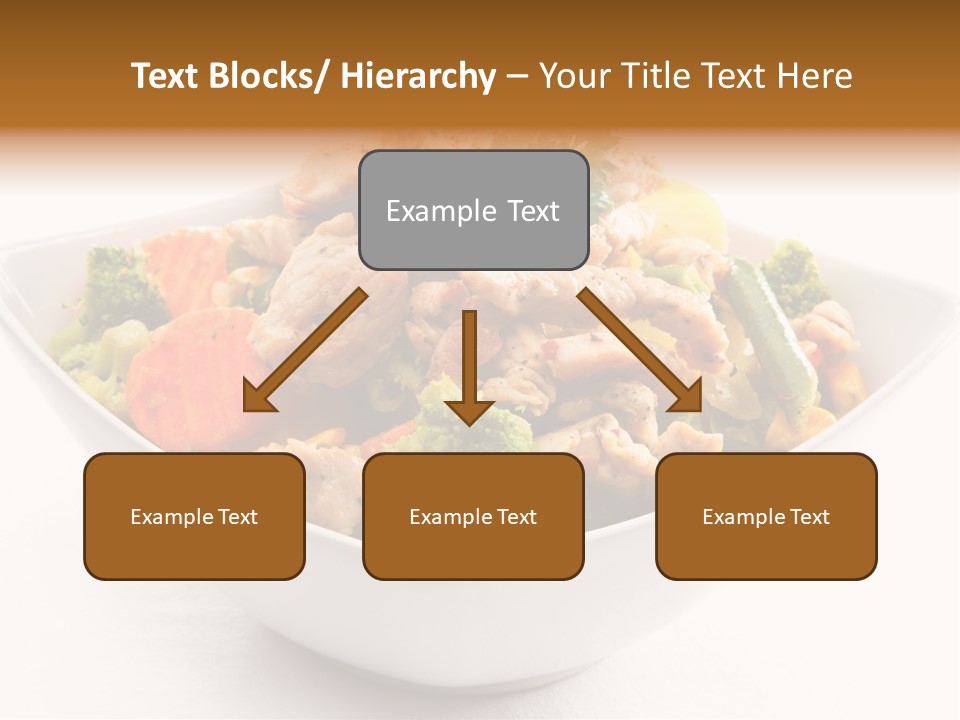 Pork Broccoli Meat PowerPoint Template