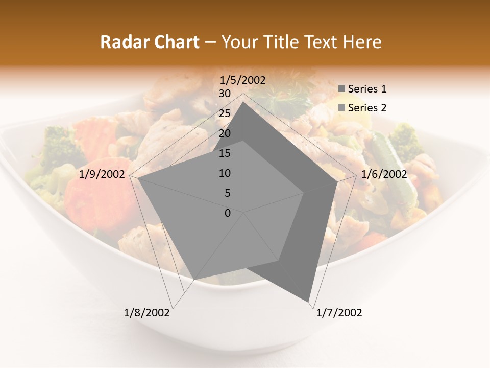 Pork Broccoli Meat PowerPoint Template